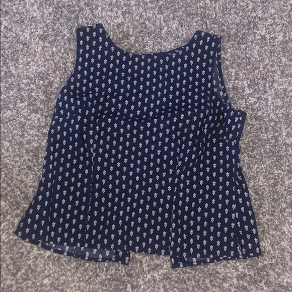 Charter Club Tops - Navy and white shirt